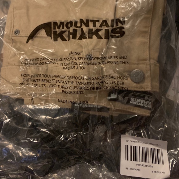 Women’s Camber Rove Pant Straight Fit Retro Khaki - Picture 3 of 4